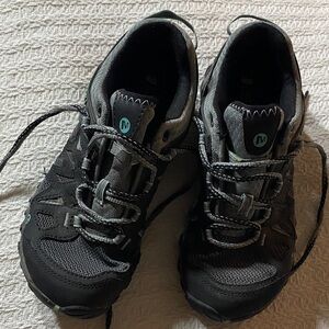 Merrell women’s all out blaze aero sport hiking water shoe EUC